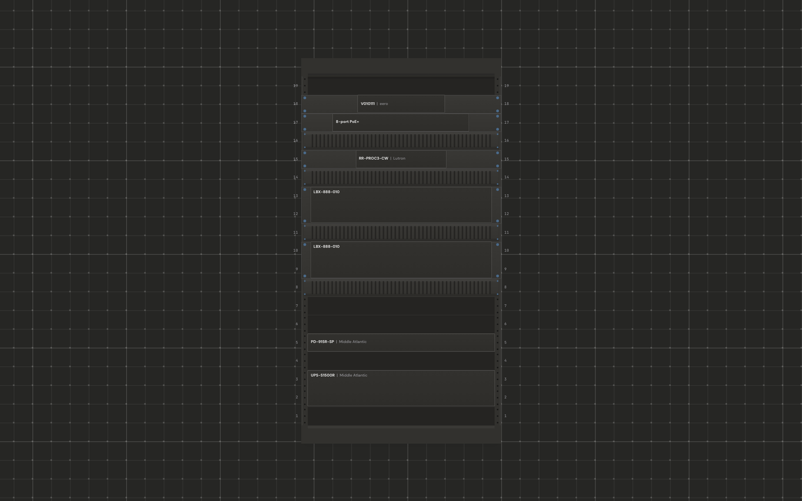 Rack Designer in arc