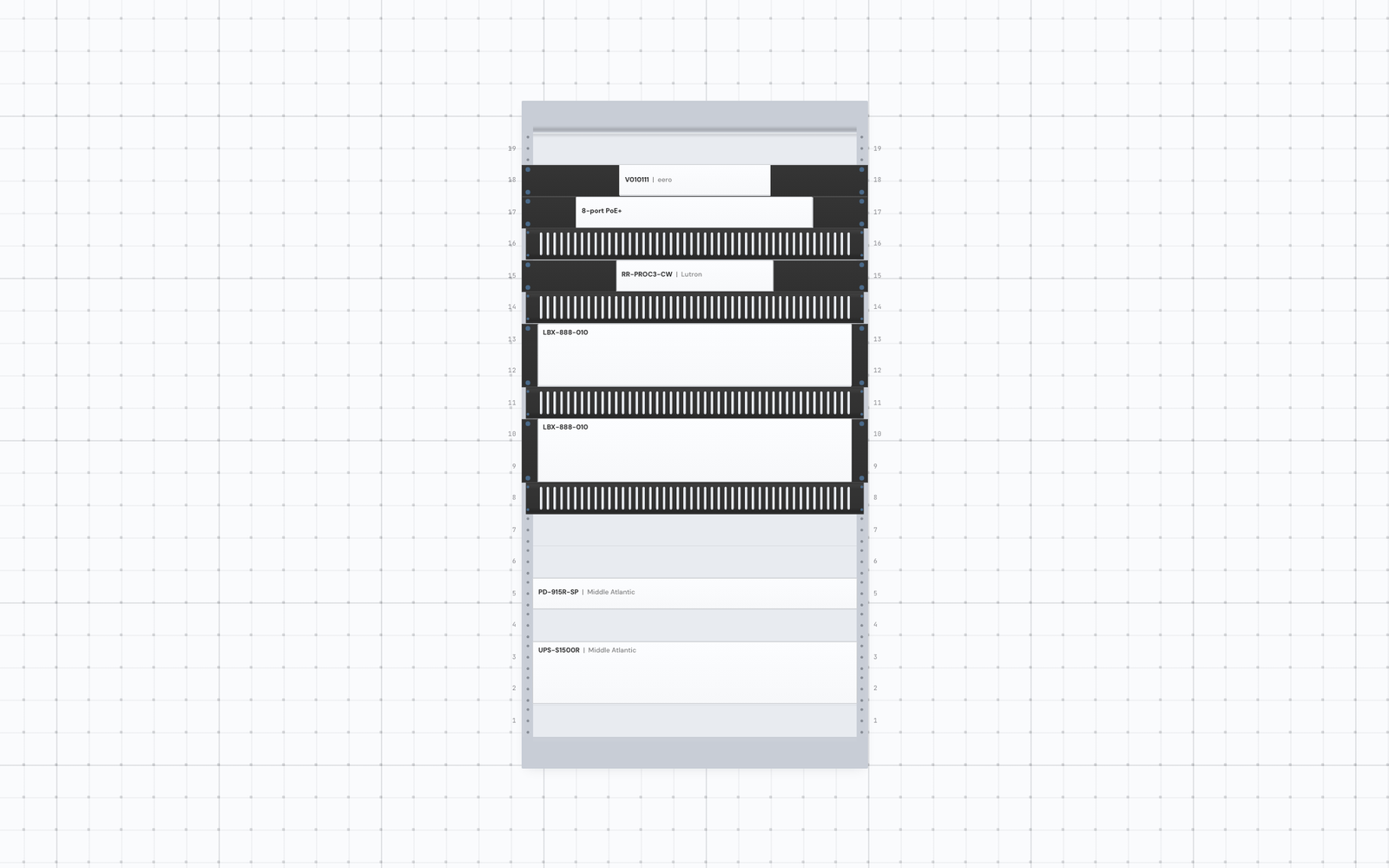 Rack Designer in arc