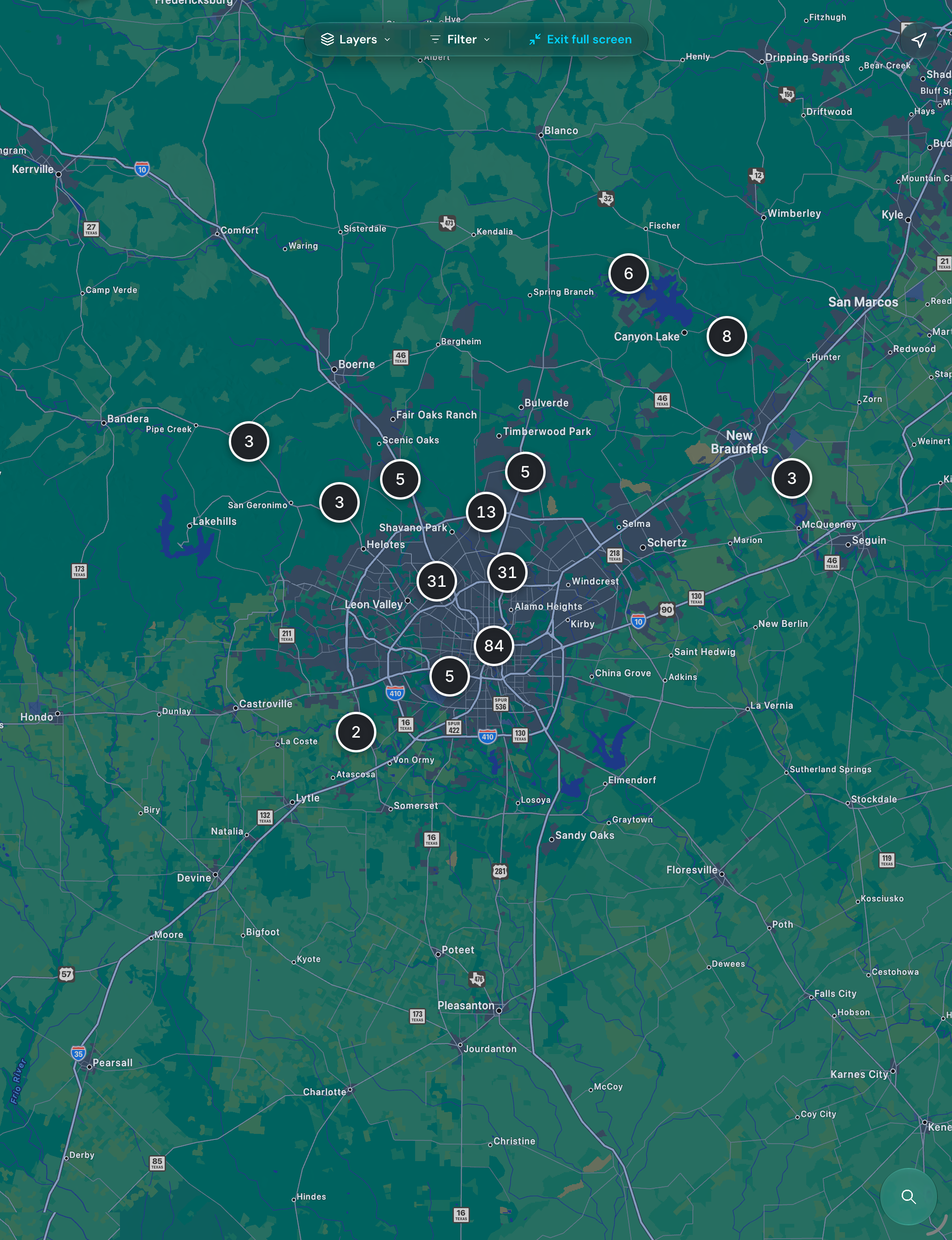 Maps in arc